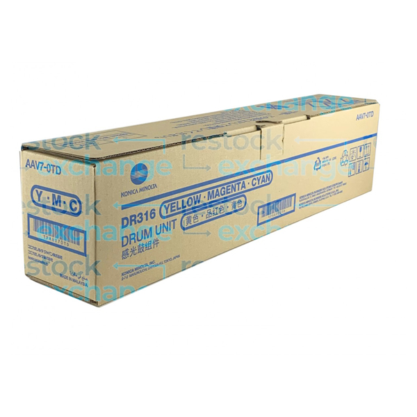 Konica Minolta DR316 YMC Drum Unit AAV7-0TD