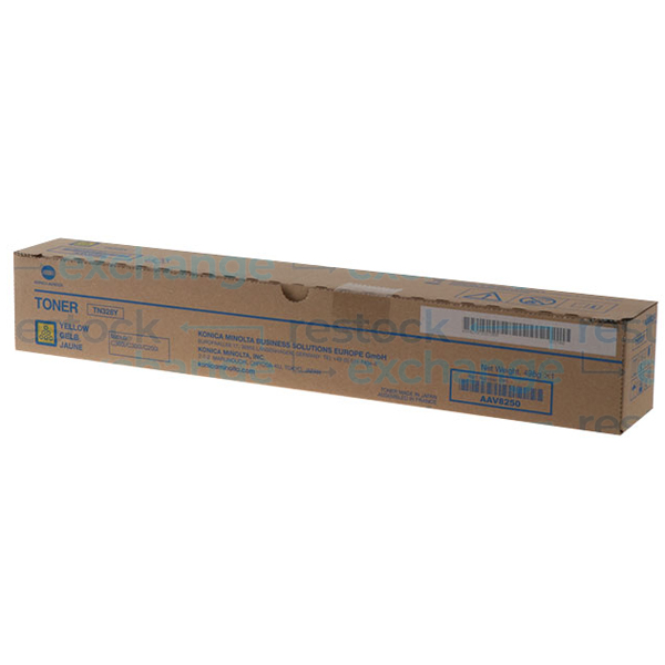 Konica Minolta TN328Y Yellow Toner AAV8250