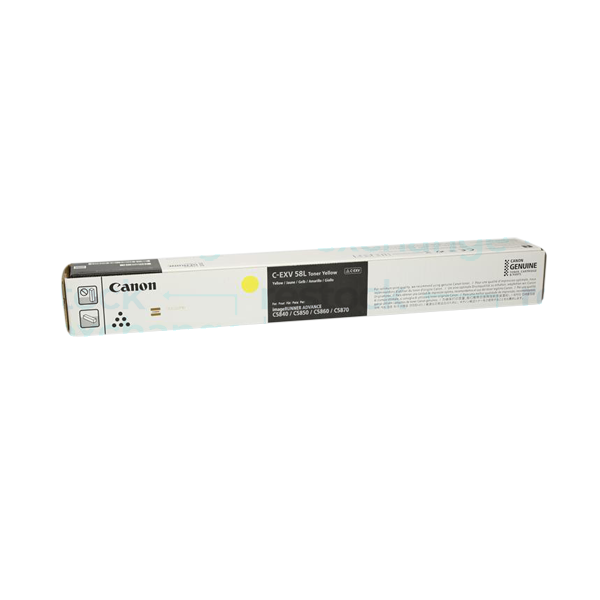 Canon C-EXV58 Toner Yellow Low Yield