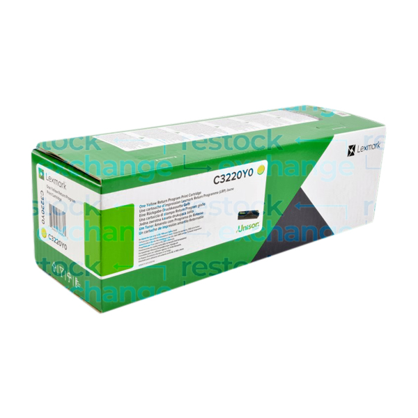 Lexmark C3220Y0 Yellow Toner Cartridge