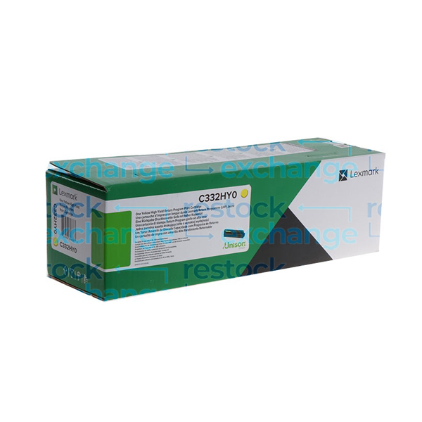 Lexmark C332HY0 Yellow Toner Cartridge