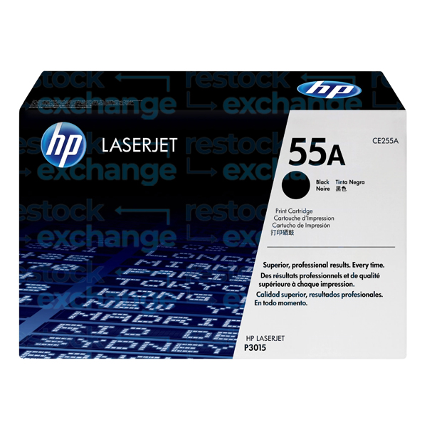 HP CE255A 55A Black Toner Cartridge