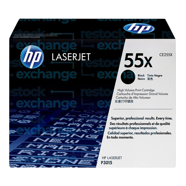 HP CE255X 55X Black Toner Cartridge