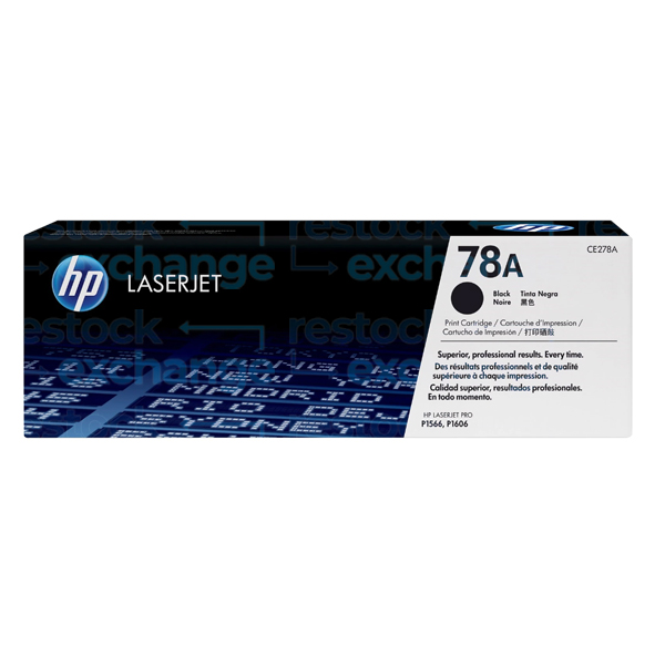 HP CE278A 78A Black Toner Cartridge
