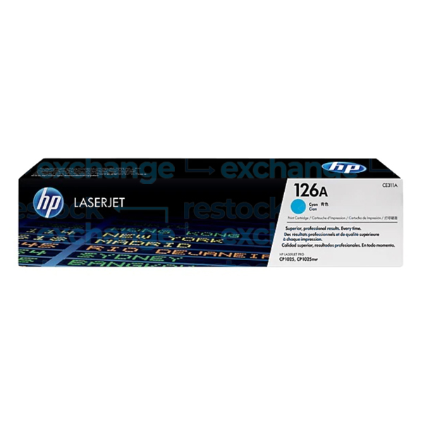 HP CE311A 126A Cyan Toner Cartridge
