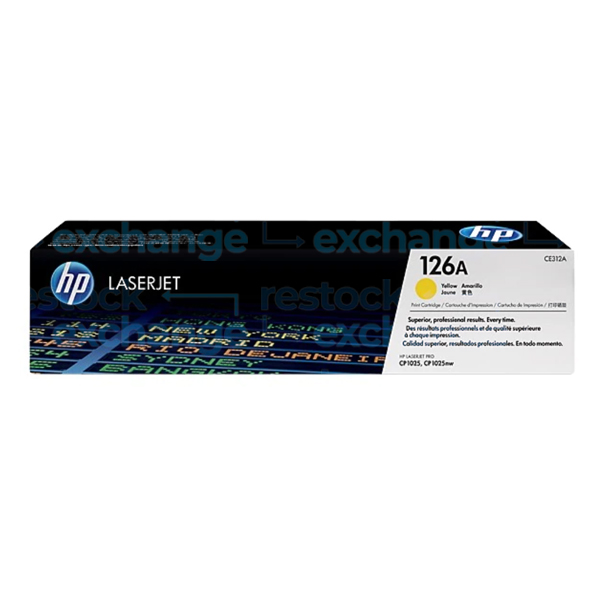 HP CE312A 126A Yellow Toner Cartridge