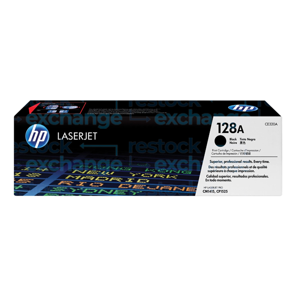 HP CE320A 128A Black Toner Cartridge