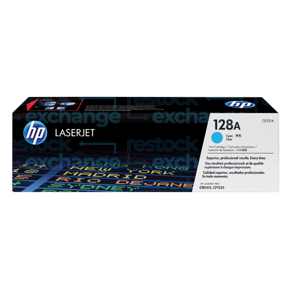 HP CE321A 128A Cyan Toner Cartridge