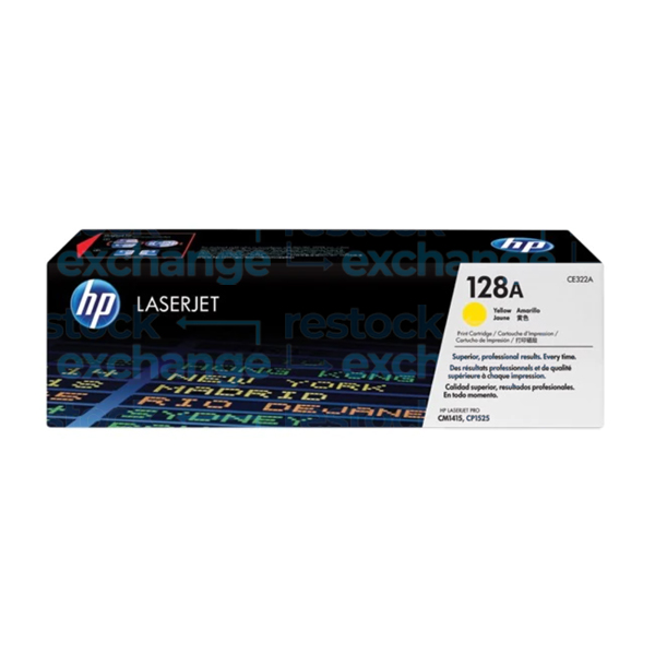 HP CE322A 128A Yellow Toner Cartridge