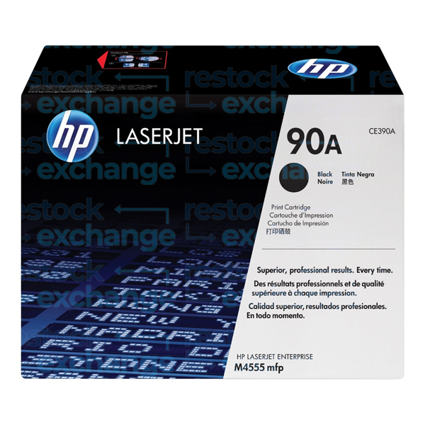 HP CE390A 90A Black Toner Cartridge
