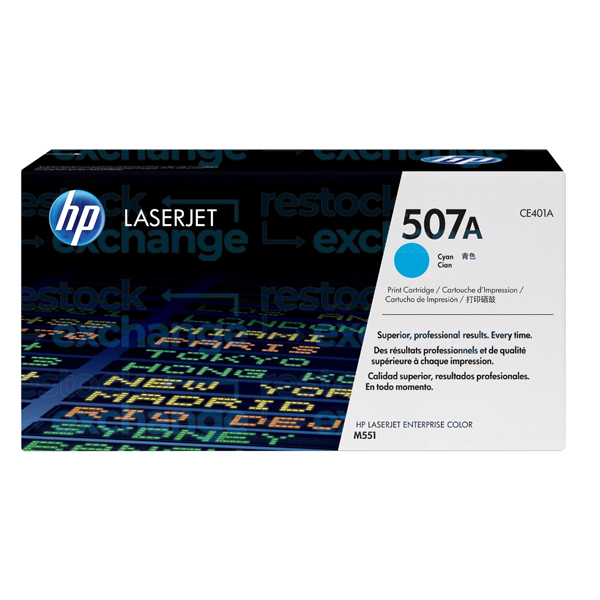 HP CE401A 507A Cyan Toner Cartridge