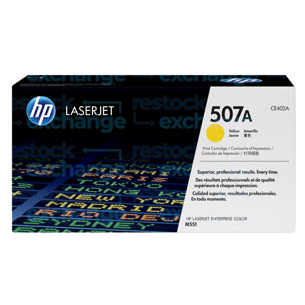 HP CE402A 507A Yellow Toner Cartridge