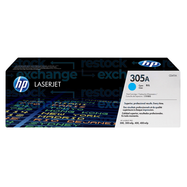 HP CE411A 305A Cyan Toner Cartridge