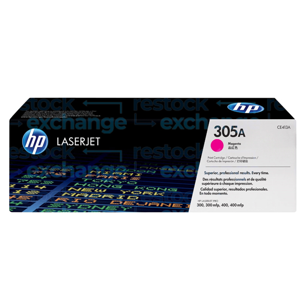 HP CE413A 305A Magenta Toner Cartridge