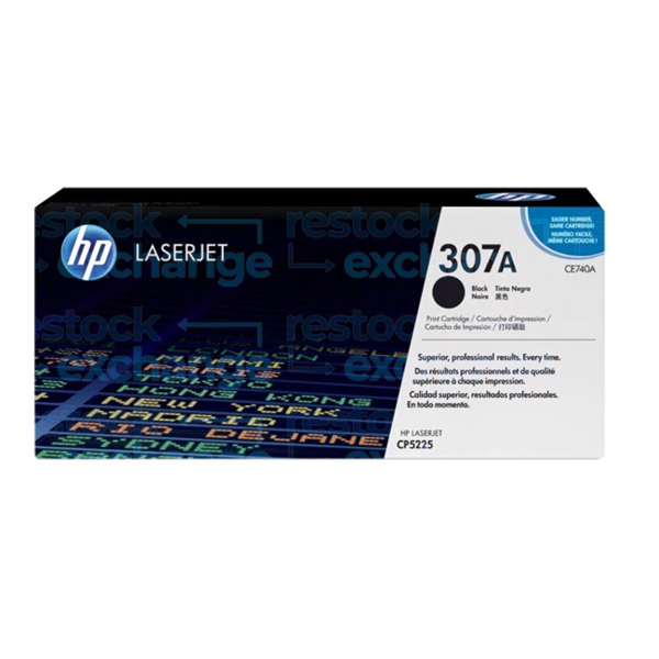 HP CE740A 307A Black Toner Cartridge