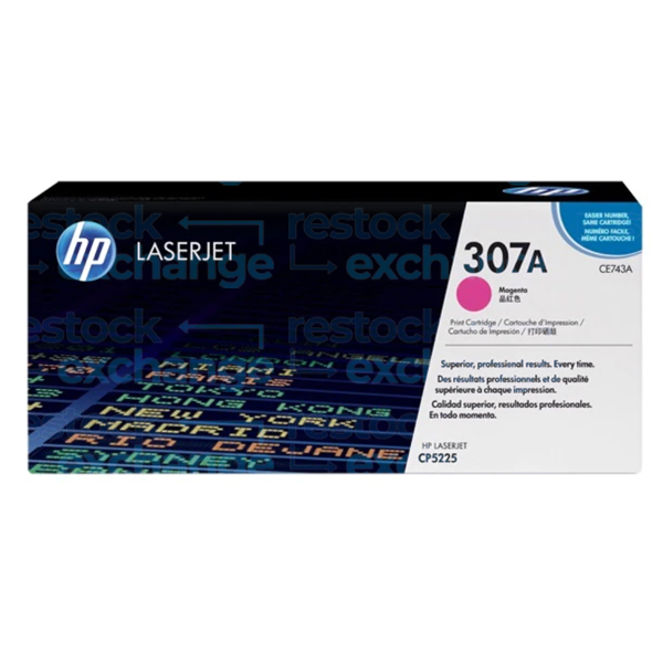 HP CE743A 307A Magenta Toner Cartridge