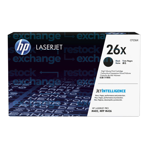 HP CF226X 26X Black H/C Toner Cartridge