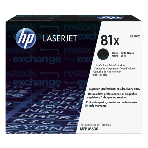 HP CF281X 81X Black Toner Cartridge