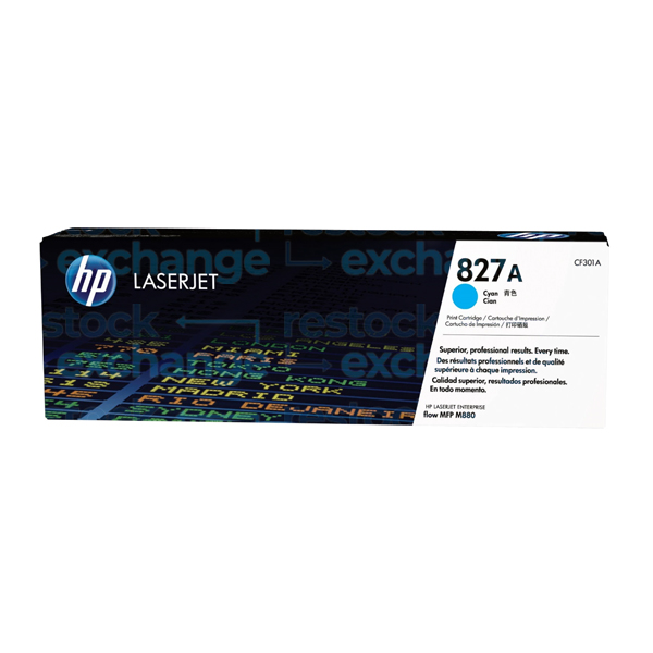 HP CF301A 827A Cyan Toner Cartridge