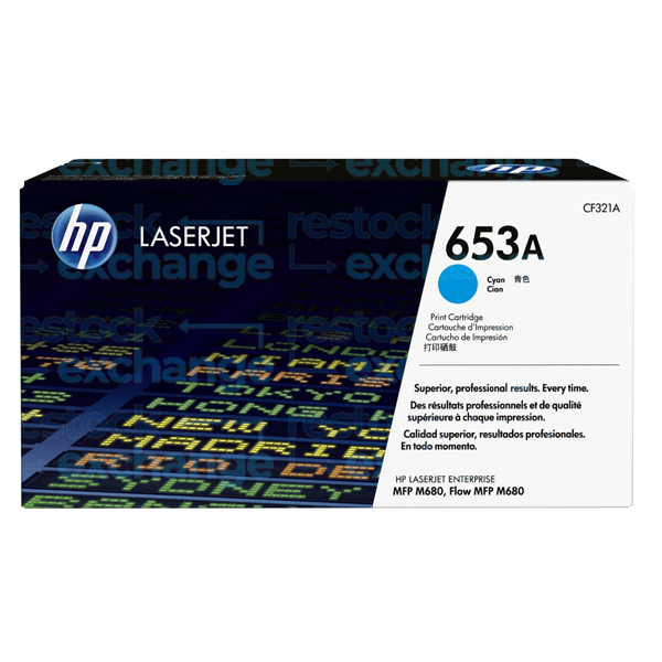 HP CF321A 653A Cyan Toner Cartridge