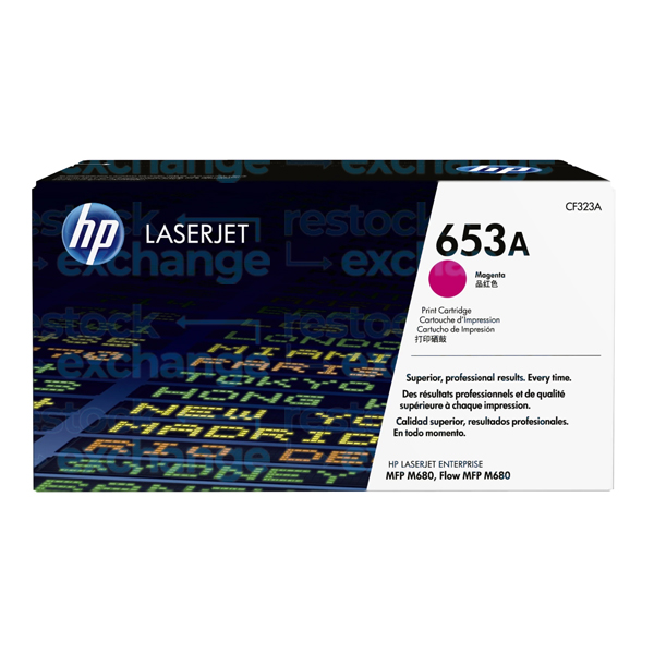 HP CF323A 653A Magenta Toner Cartridge