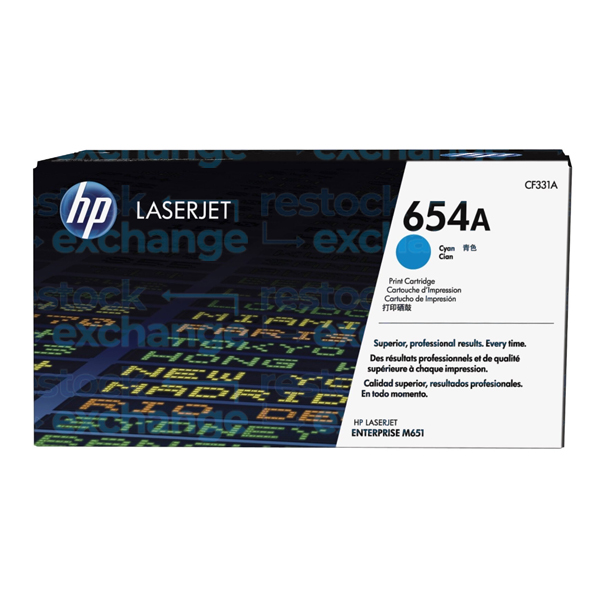 HP CF331A 654A Cyan Toner Cartridge
