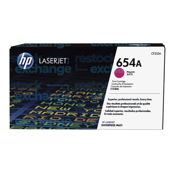 HP CF333A 654A Magenta Toner Cartridge