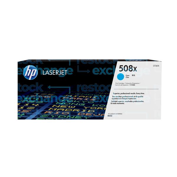 HP CF361X 508X H/C Cyan Toner Cartridge