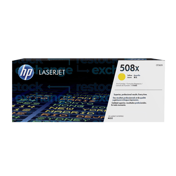 HP CF362X 508X H/C Yellow Toner Cartridge