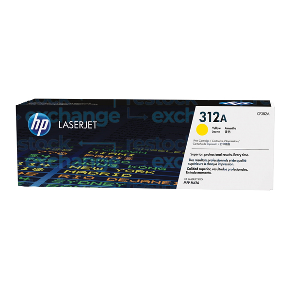 HP CF382A 312A Yellow Toner Cartridge