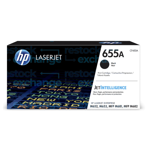 HP CF450A 655A Black Toner Cartridge
