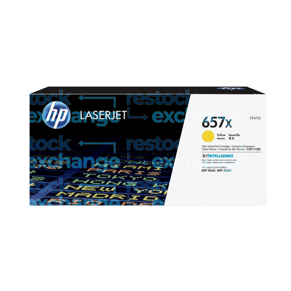 HP CF472X 657X H/C Yellow Toner Cartridge