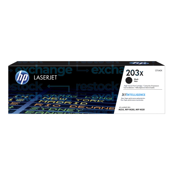 HP CF540X 203X H/C Black Toner Cartridge
