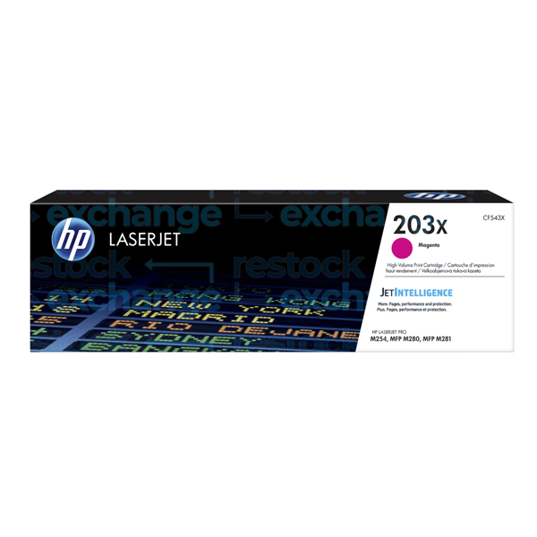 HP CF543X 203X H/C Magenta Toner Cartridge