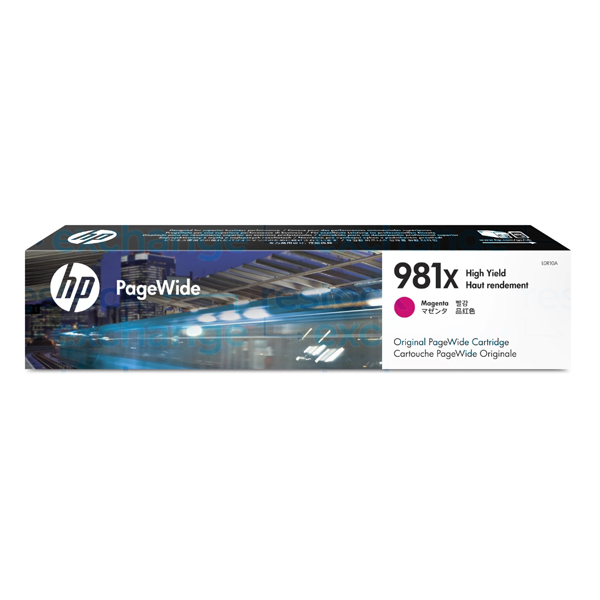 HP L0R10A 981X High Yield Magenta PageWide Ink