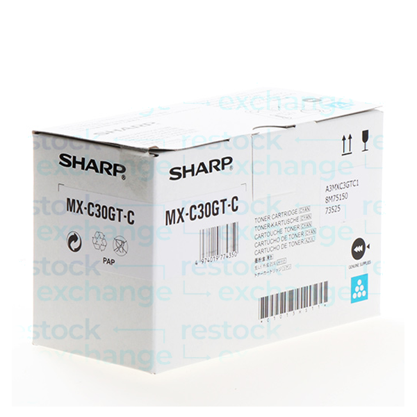 Sharp MX-C30GT-C Cyan Toner Cartridge