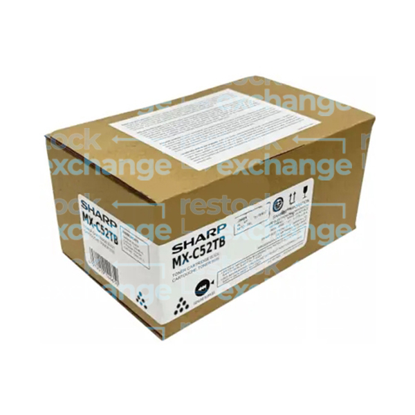 Sharp MX-C52TB Black Toner Cartridge