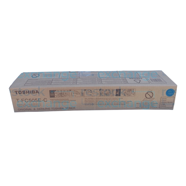 Toshiba T-FC505E-C Cyan Toner 6AJ00000135