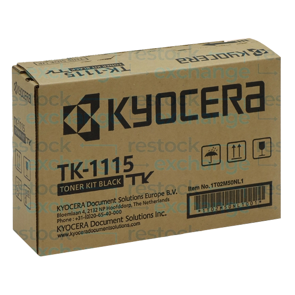 Kyocera TK-1115 Toner Kit Black 1T02M50NL1