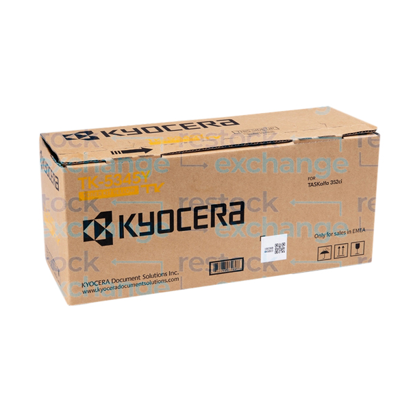 Kyocera TK-5345Y Toner Kit Yellow 1T02ZLANL0