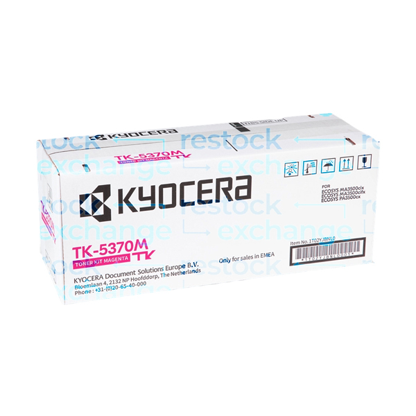 Kyocera TK-5370M Toner Kit Magenta 1T02YJBNL0