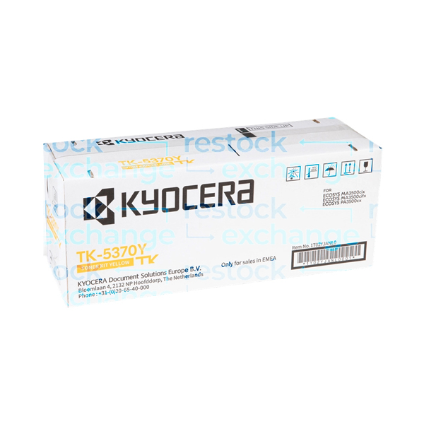 Kyocera TK-5370Y Toner Kit Yellow 1T02YJANL0