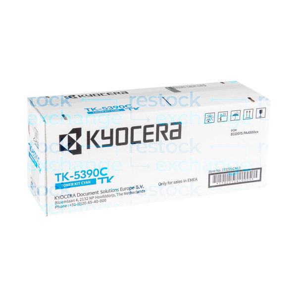 Kyocera TK-5390C Toner Kit Cyan 1T02Z1CNL0