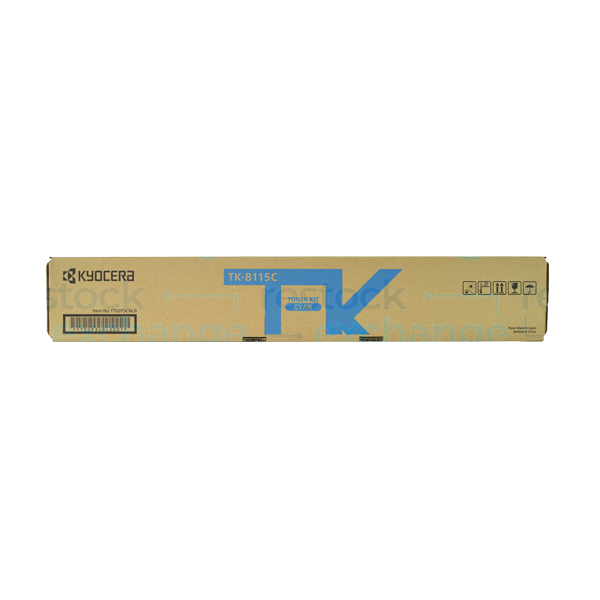 Kyocera TK-8115C Toner Kit Cyan 1T02P3CNL0