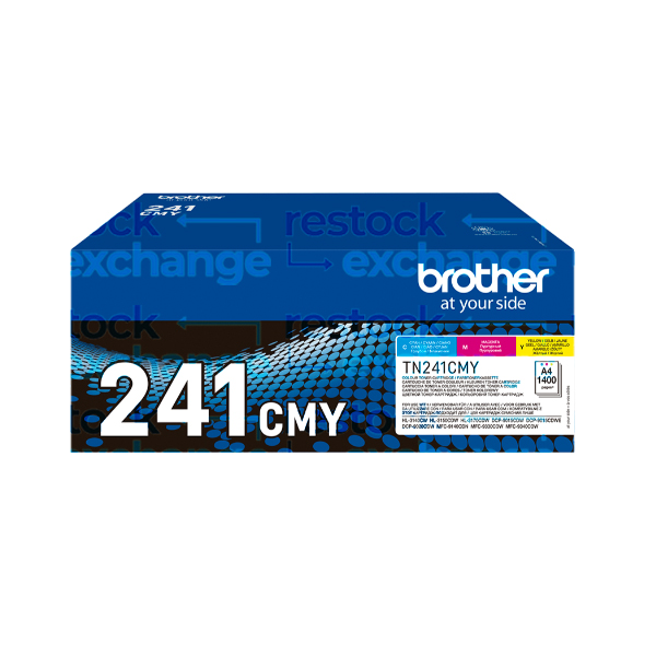 Brother TN-241CMY MultiPk Toner Cartridge