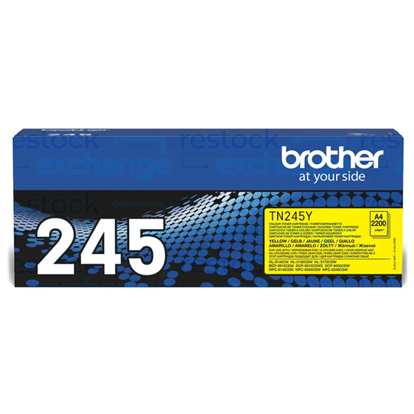 Brother TN-245Y Yellow Toner Cartridge