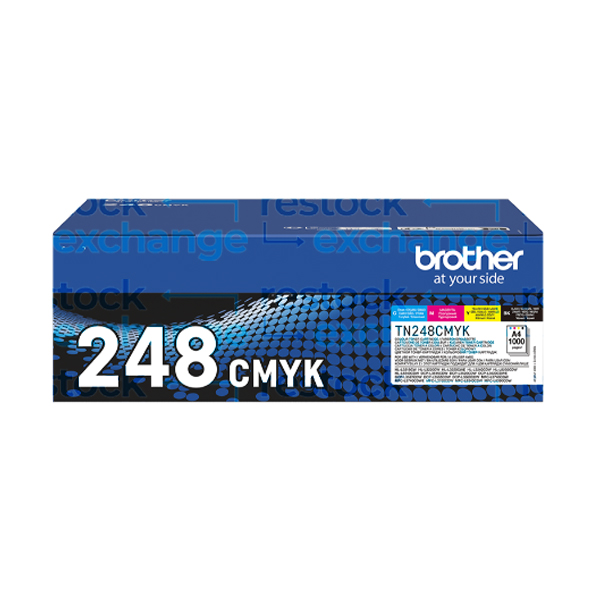 Brother TN-248VAL C,M,Y,K Toner Cartridge