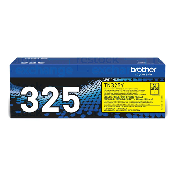 Brother TN-325Y Yellow Toner Cartridge