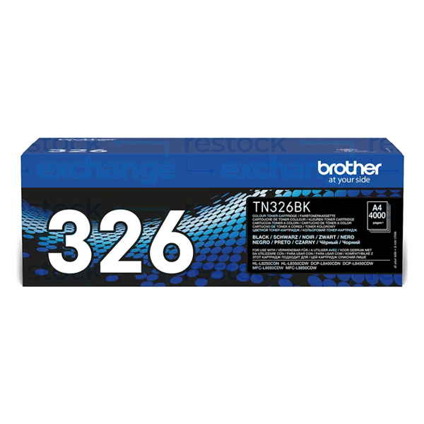 Brother TN-326BK Black Toner Cartridge