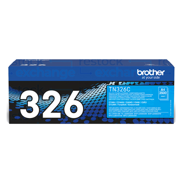 Brother TN-326C Cyan Toner Cartridge